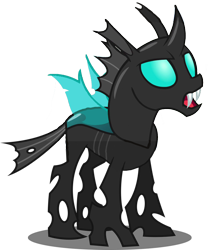 Size: 1312x1501 | Tagged: safe, artist:kayman13, edit, edited screencap, screencap, thorax, changeling, g4, to where and back again, knowing, looking up, not a vector, simple background, transparent background