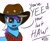 Size: 2048x1676 | Tagged: safe, artist:flywheel, oc, oc:flywheel, pegasus, pony, cowboy hat, dean winchester, hat, meme, ponified meme, solo, supernatural