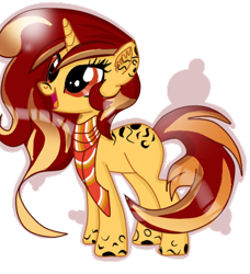 Size: 409x448 | Tagged: safe, artist:applerougi, oc, oc only, oc:spark, pony, unicorn, clothes, female, mare, scarf, simple background, solo, transparent background