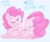 Size: 1850x1536 | Tagged: safe, artist:kurogewapony, pinkie pie, earth pony, pony, g4, female, mare, one eye closed, solo, wink