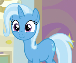 Size: 1207x1000 | Tagged: safe, screencap, trixie, g4, my little pony: friendship is magic, student counsel, cropped, cute, diatrixes, smiling