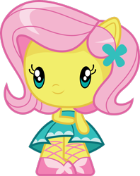 Size: 2180x2750 | Tagged: safe, artist:cloudy glow, fluttershy, equestria girls, g4, cutie mark crew, female, high res, simple background, solo, toy, transparent background