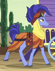 Size: 251x325 | Tagged: safe, screencap, hoo'far, pony, g4, road to friendship, cropped, male, solo, trixie's wagon
