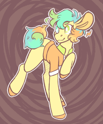 Size: 1799x2160 | Tagged: safe, artist:glowfangs, oc, oc only, oc:static, earth pony, pony, clothes, male, shirt, solo, stallion