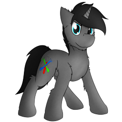 Size: 3200x3200 | Tagged: safe, artist:kamithepony, edit, editor:ciaran, oc, oc only, oc:wilson, pony, unicorn, 2020 community collab, derpibooru community collaboration, commission, high res, male, simple background, solo, standing, transparent background