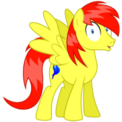 Size: 3200x3200 | Tagged: safe, artist:masem, edit, editor:ciaran, oc, oc only, oc:crimson azure, pegasus, pony, 2020 community collab, derpibooru community collaboration, 5 bits, awkward, high res, male, simple background, solo, standing, transparent background