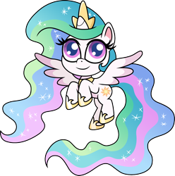 Size: 1192x1200 | Tagged: safe, artist:cloudy glow, princess celestia, alicorn, pony, g4.5, my little pony: pony life, crown, cute, female, flying, jewelry, looking up, mare, regalia, simple background, solo, transparent background