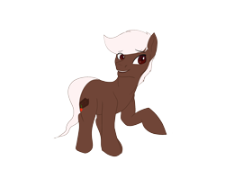 Size: 1600x1200 | Tagged: safe, artist:theyellowcoat, oc, oc only, oc:cherry cordial, earth pony, pony, 2020 community collab, derpibooru community collaboration, male, simple background, smiling, solo, stallion, transparent background