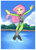 Size: 1152x1584 | Tagged: safe, artist:drantyno, fluttershy, human, equestria girls, g4, cloud, digital art, female, solo, tree, water, wetsuit