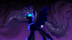 Size: 1920x1080 | Tagged: safe, artist:feuerrader-nmm, nightmare moon, pony, g4, 3d, female, solo
