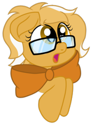 Size: 226x301 | Tagged: safe, artist:itsnovastarblaze, artist:swivel starsong, part of a set, oc, oc only, oc:mareota, pegasus, pony, be the gift, bowtie, female, glasses, mare, simple background, solo, transparent background