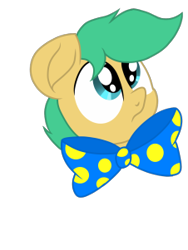 Size: 226x301 | Tagged: safe, artist:itsnovastarblaze, artist:swivel starsong, part of a set, oc, oc only, oc:pen sketchy, earth pony, pony, be the gift, bowtie, male, polka dots, simple background, solo, stallion, transparent background