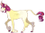 Size: 1328x971 | Tagged: safe, artist:bijutsuyoukai, oc, oc:sunshine chic, pony, unicorn, female, magical lesbian spawn, mare, obtrusive watermark, offspring, open mouth, parent:rarity, parent:sunset shimmer, parents:sunsarity, simple background, solo, transparent background, watermark