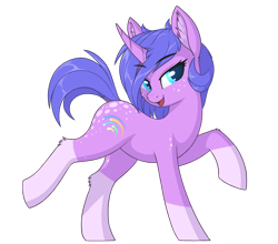 Size: 1250x1100 | Tagged: safe, artist:shydale, oc, oc only, oc:startrail, pony, unicorn, 2020 community collab, derpibooru community collaboration, coat markings, dappled, ear fluff, female, freckles, mare, raised leg, simple background, socks (coat markings), solo, spots, transparent background