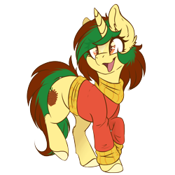 Size: 2000x2000 | Tagged: safe, artist:red_moonwolf, oc, oc only, oc:anastasia pines, pony, unicorn, 2020 community collab, derpibooru community collaboration, clothes, eye clipping through hair, female, high res, mare, simple background, solo, transparent background