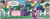 Size: 2466x924 | Tagged: safe, artist:brenda hickey, idw, official comic, twilight sparkle, alicorn, pony, friendship is magic #63, g4, my little pony: friendship is magic (idw), spoiler:comic, balloon, birthday party, candle, cropped, crying, female, fence, filly, foal, food, lasagna, mare, ocular gushers, party, pasta, picket fence, running, speech bubble, twilight sparkle (alicorn), twilight sparkle is not amused, unamused