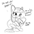 Size: 1080x1080 | Tagged: safe, artist:tjpones, twilight sparkle, alicorn, pony, g4, blatant lies, blushing, cute, denial, denial's not just a river in egypt, female, i'm not cute, lying, mare, monochrome, open mouth, raised hoof, sitting, solo, spread wings, tjpones is trying to murder us, twiabetes, twilight sparkle (alicorn), wings