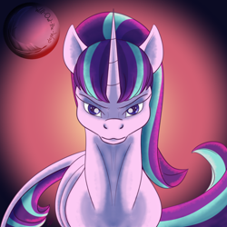 Size: 1280x1280 | Tagged: safe, artist:will-owl-the-wisp, starlight glimmer, pony, unicorn, g4, female, solo