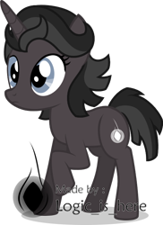 Size: 498x685 | Tagged: safe, artist:logic-is-here, oc, oc only, oc:aether, pony, unicorn, female, mare, rule 63, simple background, solo, transparent background