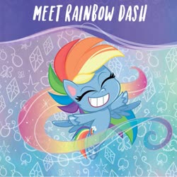 Size: 927x928 | Tagged: safe, rainbow dash, pegasus, pony, g4.5, my little pony: pony life, official, backwards cutie mark, female, solo