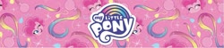 Size: 1857x404 | Tagged: safe, pinkie pie, earth pony, pony, g4.5, my little pony: pony life, official, female, my little pony logo, solo