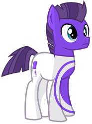 Size: 831x1123 | Tagged: safe, artist:rainbow eevee, earth pony, pony, battle for dream island, implied thunderlane, male, marker, marker (battle for dream island), ponified, simple background, solo, stallion, transparent background