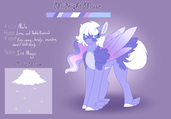 Size: 3500x2454 | Tagged: safe, artist:nobleclay, oc, oc only, oc:midnight muse, pegasus, pony, feathered fetlocks, high res, male, offspring, parent:double diamond, parent:princess luna, parents:lunadiamond, solo, stallion