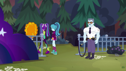 Size: 1920x1080 | Tagged: safe, screencap, adagio dazzle, aria blaze, max steele, sonata dusk, equestria girls, equestria girls specials, g4, my little pony equestria girls: better together, my little pony equestria girls: sunset's backstage pass, converse, shoes, sneakers, the dazzlings