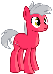 Size: 823x1156 | Tagged: safe, artist:rainbow eevee, earth pony, pony, battle for dream island, male, ponified, simple background, solo, stallion, stapler, stapy (battle for dream island), transparent background, yellow eyes