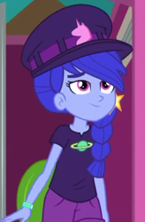 Size: 1314x2007 | Tagged: safe, screencap, space camp, equestria girls, five lines you need to stand in, g4, my little pony equestria girls: better together, cropped, female, smiling, solo
