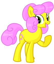 Size: 1062x1247 | Tagged: safe, artist:rainbow eevee, earth pony, pony, battle for dream island, female, flower, flower (battle for dream island), implied sweetie belle, mare, ponified, simple background, solo, transparent background