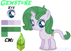 Size: 1070x772 | Tagged: safe, artist:mlplover0711, artist:otakuchicky1, oc, oc only, oc:gemstone, dracony, hybrid, pony, unicorn, base used, cloven hooves, cutie mark, female, filly, interspecies offspring, offspring, parent:rarity, parent:spike, parents:sparity, reference sheet, simple background, solo, transparent background
