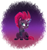 Size: 1600x1701 | Tagged: safe, artist:missbramblemele, tempest shadow, pony, g4.5, my little pony: pony life, chibi, clothes, deviantart watermark, female, obtrusive watermark, scarf, simple background, solo, transparent background, watermark