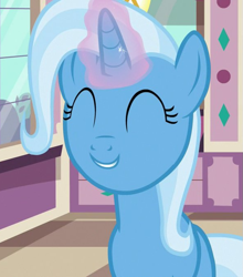 Size: 595x675 | Tagged: safe, screencap, trixie, pony, all bottled up, g4, cropped, cute, diatrixes, female, solo
