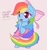 Size: 1126x1200 | Tagged: safe, artist:janelearts, rainbow dash, pegasus, pony, g4, bipedal, bow, clothes, cute, dashabetes, dress, female, rainbow dash always dresses in style, simple background, solo