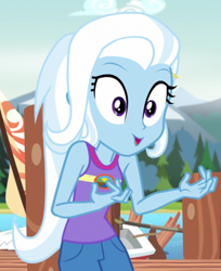 Size: 740x907 | Tagged: safe, screencap, trixie, equestria girls, g4, my little pony equestria girls: legend of everfree, cropped, female, sleeveless, solo