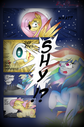 Size: 450x679 | Tagged: safe, artist:shymemories, fluttershy, rainbow dash, pegasus, pony, comic:dash's nightmare, g4, blood, comic, dream, female, mare, nightmare