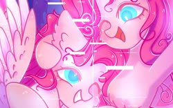 Size: 1146x716 | Tagged: artist needed, source needed, safe, pinkie pie, earth pony, pegasus, pony, g4, cute, female, g4 to g5, g5 concept leak style, g5 concept leaks, happy, mare, pegasus pinkie pie, pinkie pie (g5 concept leak), race swap, redesign, smiling, wings