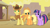 Size: 1280x720 | Tagged: safe, screencap, applejack, braeburn, twilight sparkle, earth pony, pony, unicorn, g4, my little pony: friendship is magic, over a barrel, female, male, mare, stallion, trio