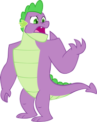 Size: 4629x5812 | Tagged: safe, artist:memnoch, spike, dragon, g4, the last problem, absurd resolution, gigachad spike, male, older, older spike, simple background, solo, transparent background, vector, winged spike, wings