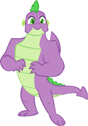 Size: 4159x5941 | Tagged: safe, artist:memnoch, spike, dragon, g4, the last problem, absurd resolution, gigachad spike, looking at you, male, older, older spike, simple background, solo, transparent background, vector, winged spike, wings