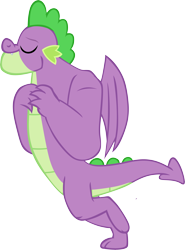 Size: 4335x5854 | Tagged: safe, artist:memnoch, spike, dragon, g4, the last problem, absurd resolution, gigachad spike, male, older, older spike, simple background, solo, transparent background, vector, winged spike, wings