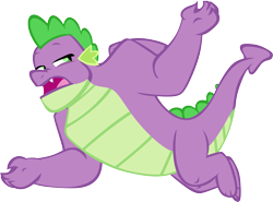 Size: 7115x5265 | Tagged: safe, artist:memnoch, spike, dragon, g4, the last problem, gigachad spike, male, older, older spike, simple background, solo, transparent background, winged spike, wings