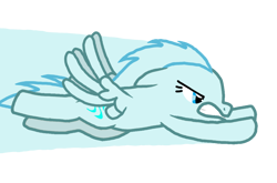 Size: 1088x720 | Tagged: safe, oc, oc only, oc:windy breeze, pegasus, pony, female, fixed, fixed image, flying, mare, simple background, solo, streak, trail, transparent background