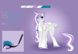 Size: 3500x2454 | Tagged: safe, artist:nobleclay, oc, oc only, oc:alto, pony, unicorn, high res, implied gay, magical lesbian spawn, male, not twilight velvet, offspring, parent:fluttershy, parent:rarity, parents:flarity, reference sheet, solo, stallion
