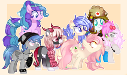 Size: 3098x1829 | Tagged: safe, artist:2pandita, oc, oc only, oc:pandita, earth pony, pegasus, pony, clothes, female, horns, mare, socks, two toned wings, wings