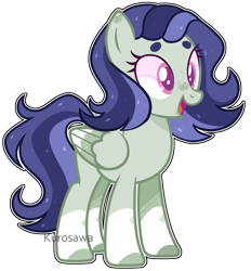 Size: 4378x4719 | Tagged: safe, artist:kurosawakuro, oc, oc only, pegasus, pony, absurd resolution, base used, colored pupils, female, magical lesbian spawn, mare, offspring, parents:daringdash, simple background, solo, transparent background