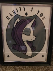 Size: 3024x4032 | Tagged: safe, artist:samoht-lion, rarity, pony, unicorn, g4, bust, craft, eyes closed, female, irl, mare, papercraft, photo, solo, traditional art
