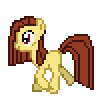 Size: 106x96 | Tagged: safe, artist:theironheart, oc, oc only, oc:iron heart, earth pony, pony, animated, earth pony oc, female, gif, mare, pixel art, simple background, solo, sprite, transparent background, walking