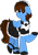 Size: 1817x2561 | Tagged: safe, artist:finnythewolfie, oc, oc:pegasusgamer, pegasus, pony, clothes, crossdressing, dress, fishnet stockings, full body, headband, maid, male, raised hoof, shoes, simple background, transparent background, wings